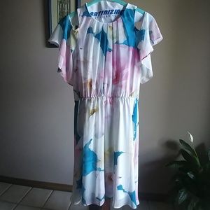 Floral Chiffon Dress